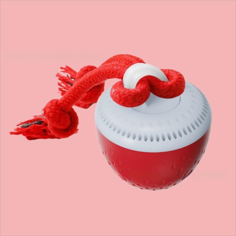 Новые Интерактивные Игрушки для Собак с Веревками, Электрический Автоматический Мяч для Тренировок в Помещении, Мяч с Случайным Движением, Активируемый Движением, для Собак красный