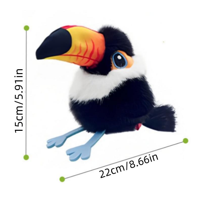 Электрическая игрушка для кошек с индукционным движением, гравитационно трясущаяся птица, перезаряжаемые хлопающие игрушки для кошек, активируемые движением для охоты в помещении чёрный